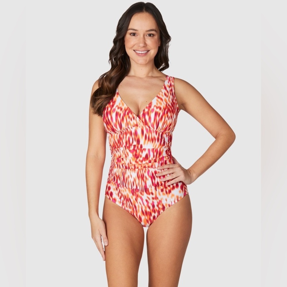 Nip Tuck Swim Tribal Skin Rita One Piece Swimsuit US 8